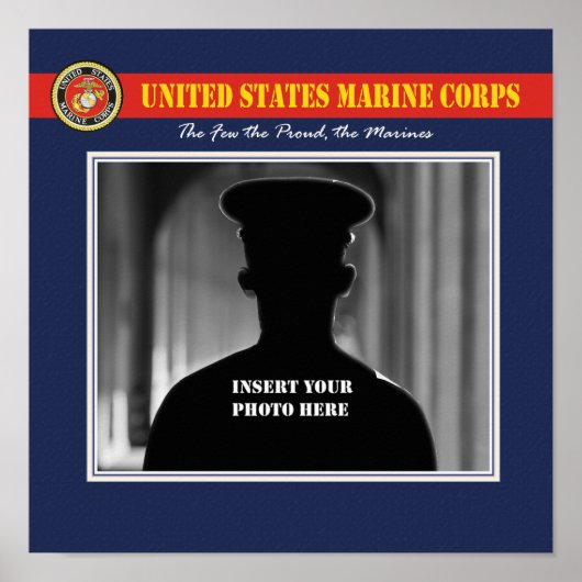 USMC Portrait Photo Page Poster (Voorkant)