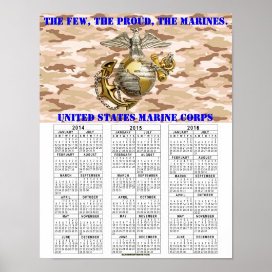 USMC POSTER (Voorkant)