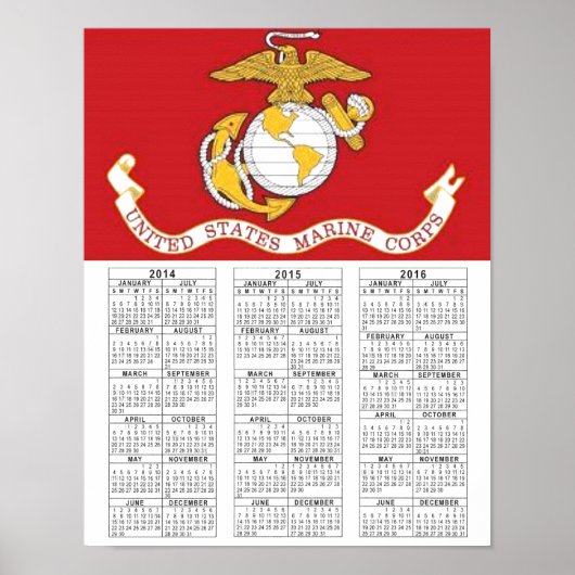USMC POSTER (Voorkant)