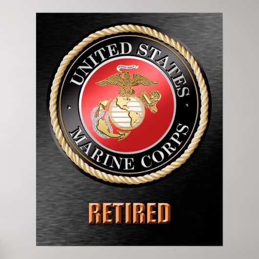 USMC Poster in ruste (Voorkant)