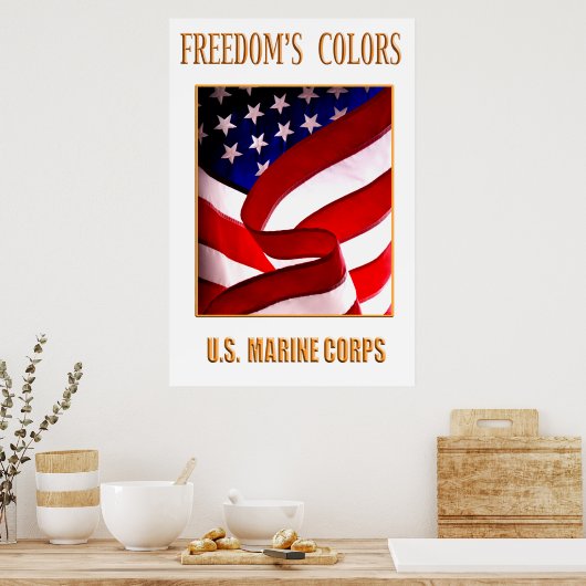 USMC-Poster Poster (Keuken)