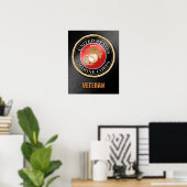 USMC-Poster Poster (Thuiskantoor)