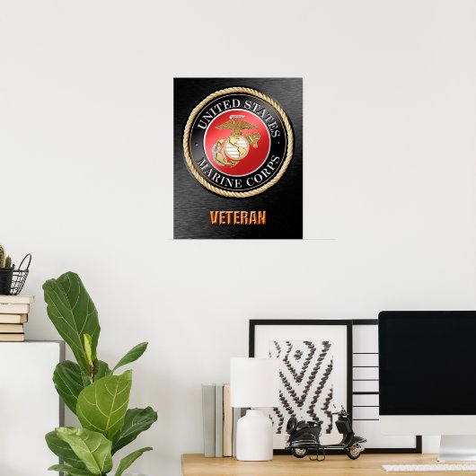 USMC-Poster Poster (Thuiskantoor)