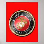 USMC-Poster Poster (Voorkant)