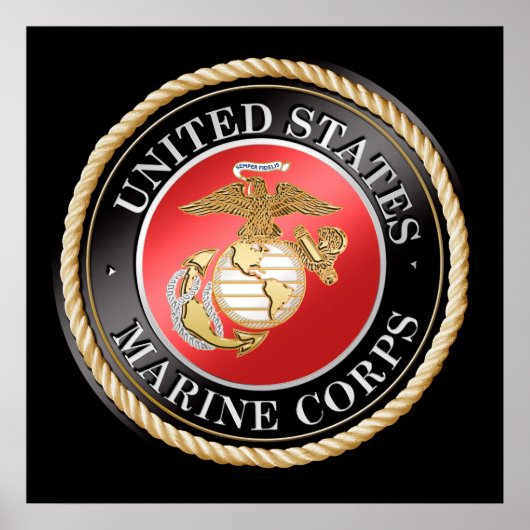 USMC-Poster Poster (Voorkant)