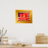 USMC-Poster Poster (Keuken)