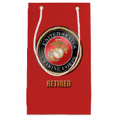 USMC Retireed Gift Bag Klein Cadeauzakje (Voorkant)