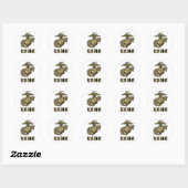 USMC RONDE STICKER (Vel)