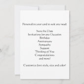 USMC Seal and Eagle  Card! Save The Date (Achterkant)