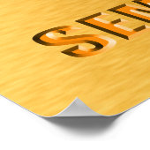 USMC Semper Fi-Poster Poster (Hoek)