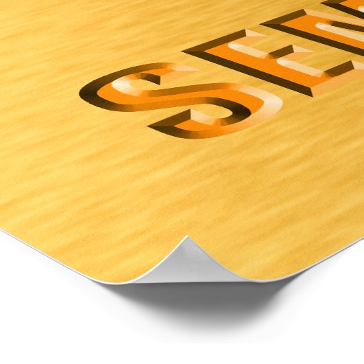 USMC Semper Fi-Poster Poster (Hoek)