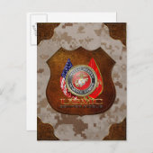 USMC Semper Fi [Special Edition] [3D] Briefkaart (Voorkant / Achterkant)