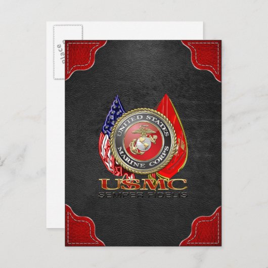 USMC Semper Fi [Special Edition] [3D] Briefkaart (Voorkant / Achterkant)