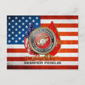 USMC Semper Fi [Special Edition] [3D] Briefkaart (Voorkant)