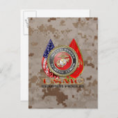 USMC Semper Fi [Special Edition] [3D] Briefkaart (Voorkant / Achterkant)