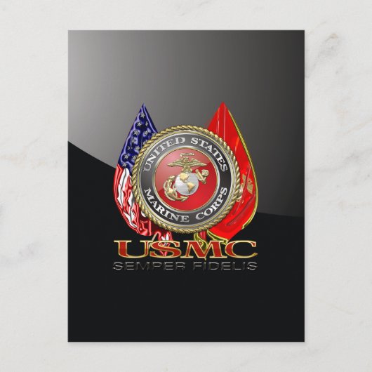 USMC Semper Fi [Special Edition] [3D] Briefkaart (Voorkant)