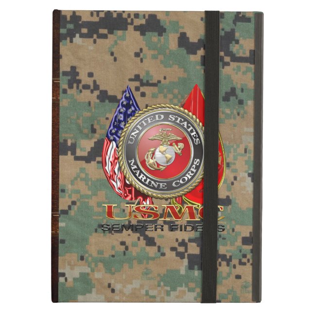 USMC Semper Fi [Special Edition] [3D] iPad Air Hoesje (Voorkant Gesloten)
