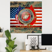 USMC Semper Fi [Special Edition] [3D] Poster (Thuiskantoor)