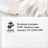 USMC Semper Fidelis [Semper Fi] Etiket (Insitu)