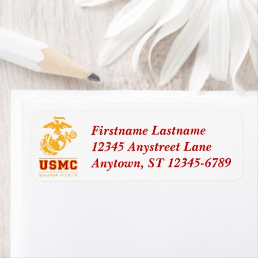 USMC Semper Fidelis [Semper Fi] Etiket (Insitu)