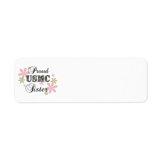 USMC Sister (fl camo) Etiket (Voorkant)