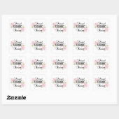 USMC Sister (fl camo) Vierkante Sticker (Vel)