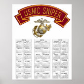 USMC SNIPER POSTER (Voorkant)