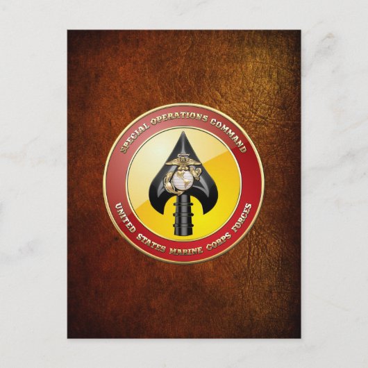 USMC Special Operations Command (MARSOC) [3D] Briefkaart (Voorkant)