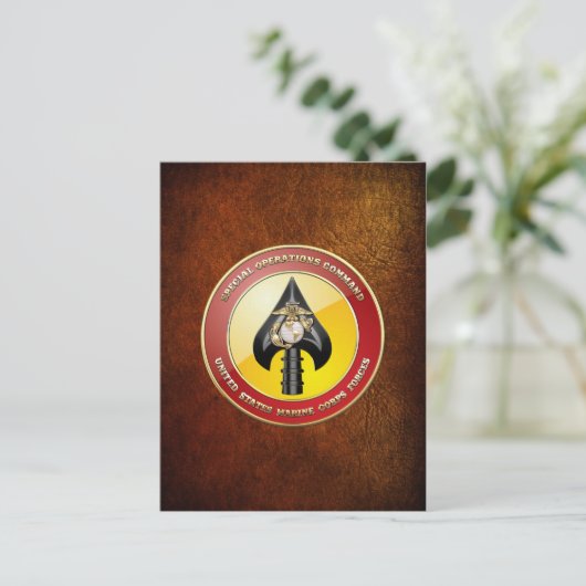 USMC Special Operations Command (MARSOC) [3D] Briefkaart (Staand voorkant)