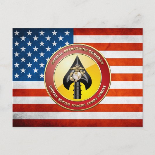 USMC Special Operations Command (MARSOC) [3D] Briefkaart (Voorkant)
