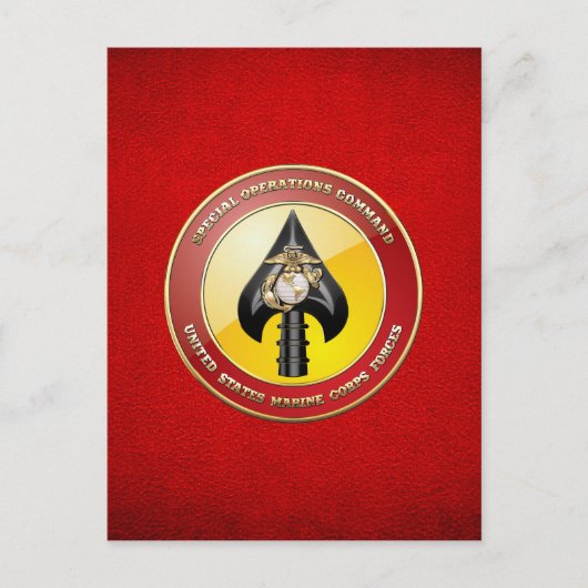 USMC Special Operations Command (MARSOC) [3D] Briefkaart (Voorkant)
