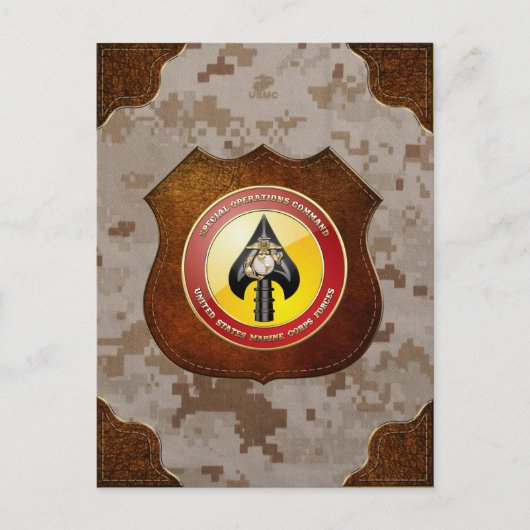 USMC Special Operations Command (MARSOC) [3D] Briefkaart (Voorkant)