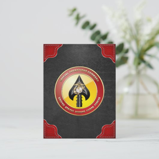USMC Special Operations Command (MARSOC) [3D] Briefkaart (Staand voorkant)