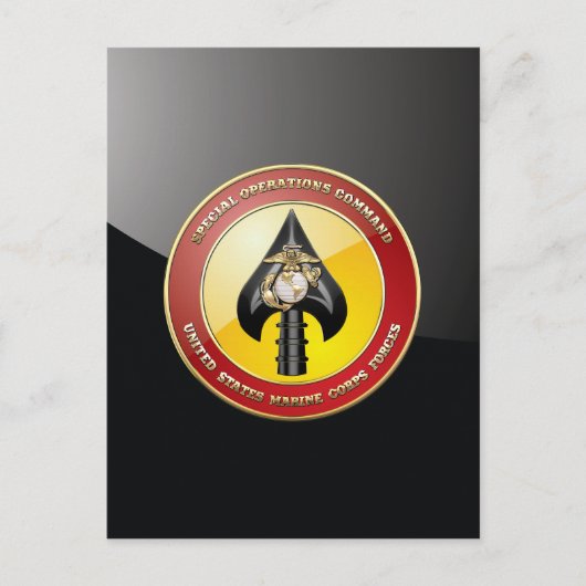 USMC Special Operations Command (MARSOC) [3D] Briefkaart (Voorkant)