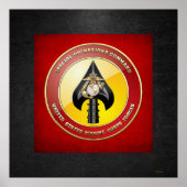 USMC Special Operations Command (MARSOC) [3D] Poster (Voorkant)