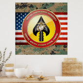 USMC Special Operations Command (MARSOC) [3D] Poster (Keuken)