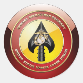 USMC Special Operations Command (MARSOC) [3D] Ronde Sticker