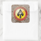 USMC Special Operations Command (MARSOC) [3D] Vierkante Sticker (Tas)