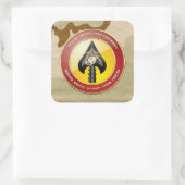USMC Special Operations Command (MARSOC) [3D] Vierkante Sticker (Tas)