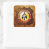 USMC Special Operations Command (MARSOC) [3D] Vierkante Sticker (Tas)