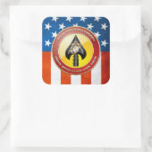USMC Special Operations Command (MARSOC) [3D] Vierkante Sticker (Tas)