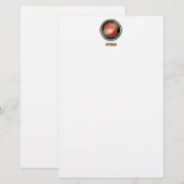 USMC Stationery Briefpapier (Voorkant / Achterkant)