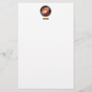 USMC Stationery Briefpapier