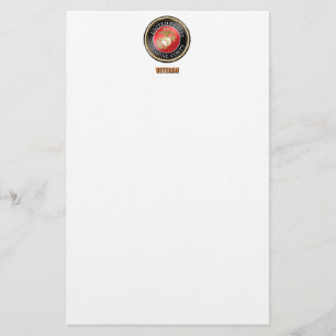 USMC Stationery Briefpapier