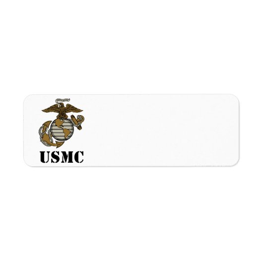 USMC [stencil] Etiket (Voorkant)