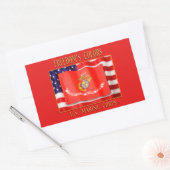 USMC-Sticker Rechthoekige Sticker (Envelop)