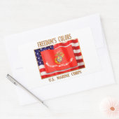 USMC-Sticker Rechthoekige Sticker (Envelop)