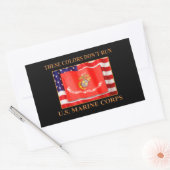 USMC-Sticker Rechthoekige Sticker (Envelop)