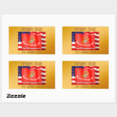 USMC Sticker USMC, U.S. Marine Corps, wooshy, Semp (Vel)