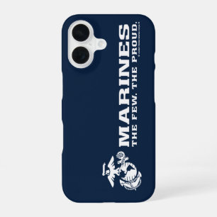USMC The Few The Proud Logo - Wit iPhone 16 Hoesje